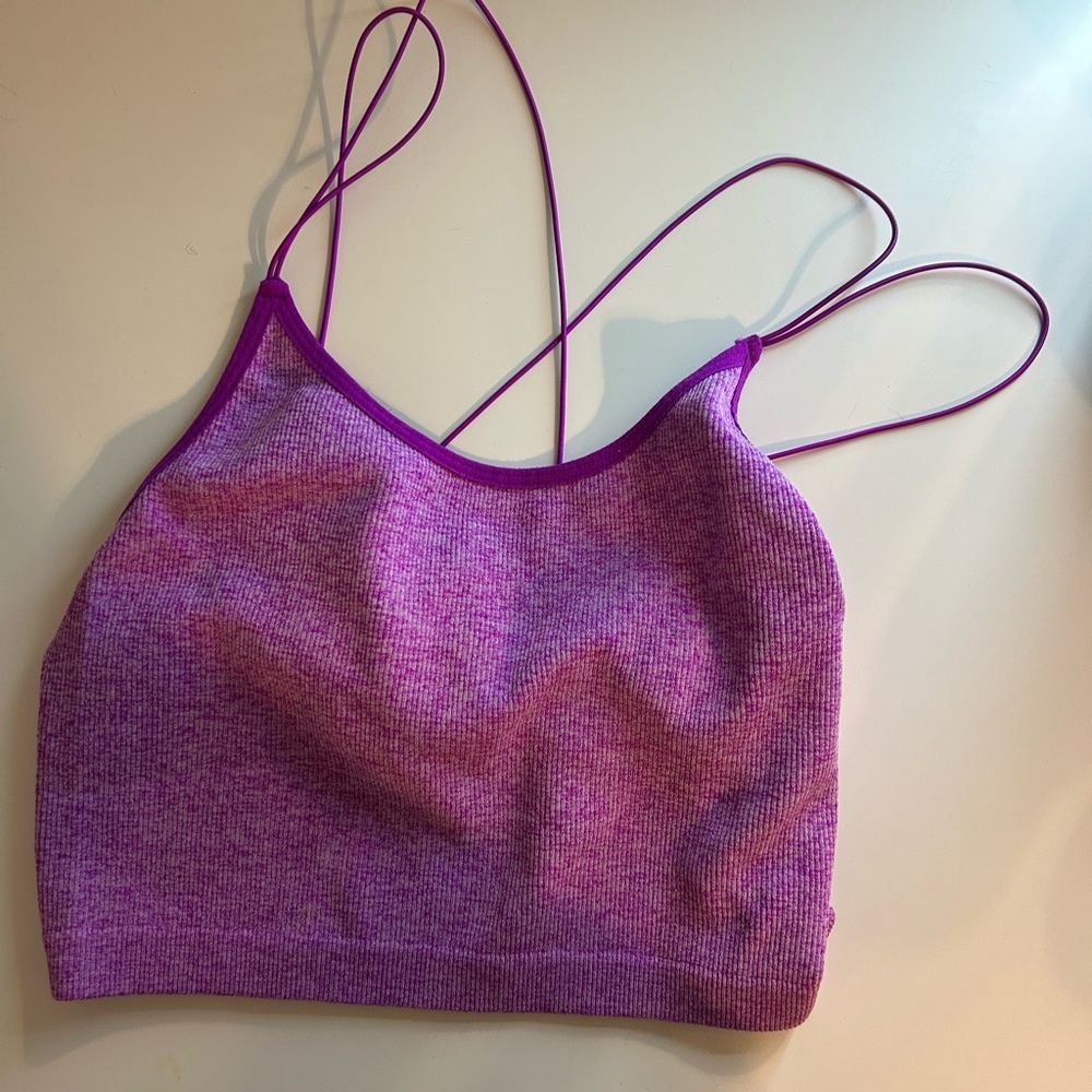 Women's Purple Strappy Bralette